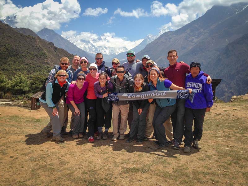 Alumni News Scarf Mt. Everest Photo