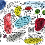 Collage of ideas Illustration by Martha Rich