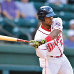 Former Longwood baseball star Kyri Washington, part of the Boston Red Sox organization, is among the top sluggers in the South Atlantic League.